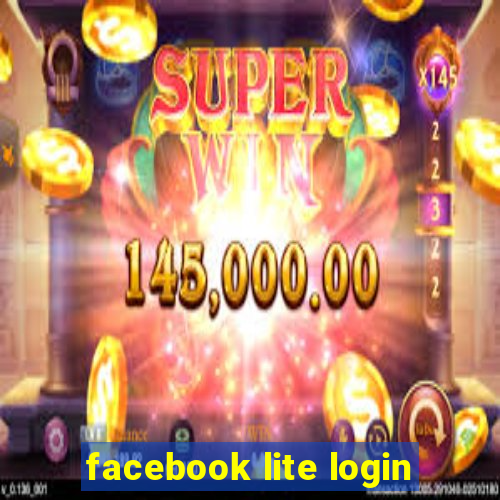 facebook lite login